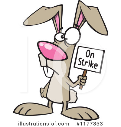 On Strike Clipart #1177353 by toonaday