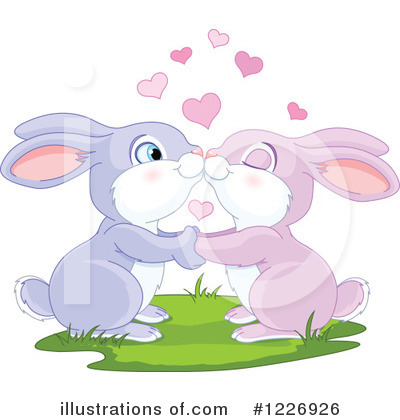 Royalty-Free (RF) Rabbit Clipart Illustration by Pushkin - Stock Sample #1226926