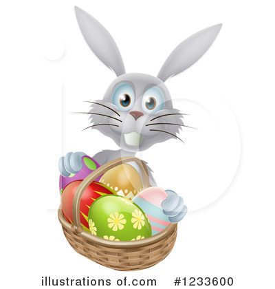Easter Basket Clipart #1233600 by AtStockIllustration