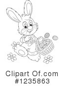 Rabbit Clipart #1235863 by Alex Bannykh