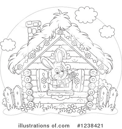 Royalty-Free (RF) Rabbit Clipart Illustration by Alex Bannykh - Stock Sample #1238421