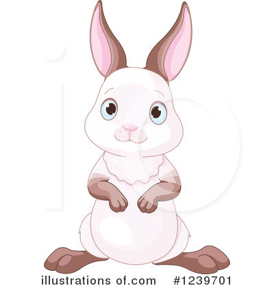Royalty-Free (RF) Rabbit Clipart Illustration by Pushkin - Stock Sample #1239701