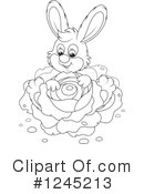 Rabbit Clipart #1245213 by Alex Bannykh