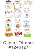 Rabbit Clipart #1246121 by BNP Design Studio