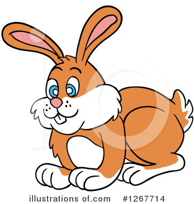 Royalty-Free (RF) Rabbit Clipart Illustration by LaffToon - Stock Sample #1267714