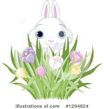 Royalty-Free (RF) Rabbit Clipart Illustration by Pushkin - Stock Sample #1294824
