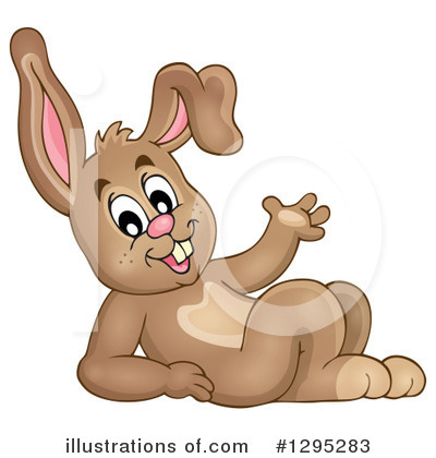 Royalty-Free (RF) Rabbit Clipart Illustration by visekart - Stock Sample #1295283