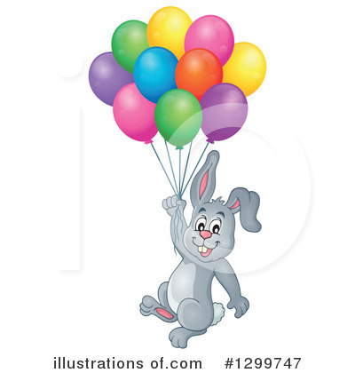 Royalty-Free (RF) Rabbit Clipart Illustration by visekart - Stock Sample #1299747