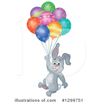 Royalty-Free (RF) Rabbit Clipart Illustration by visekart - Stock Sample #1299751