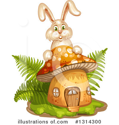 Royalty-Free (RF) Rabbit Clipart Illustration by merlinul - Stock Sample #1314300
