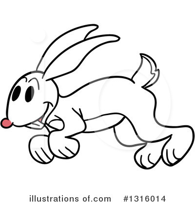 Rabbit Clipart #1316014 by LaffToon