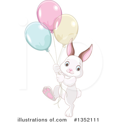 Royalty-Free (RF) Rabbit Clipart Illustration by Pushkin - Stock Sample #1352111