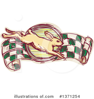 Checkered Flag Clipart #1371254 by patrimonio