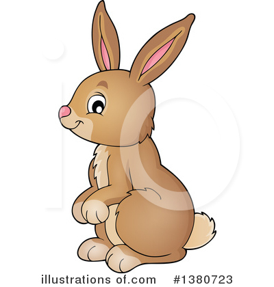 Royalty-Free (RF) Rabbit Clipart Illustration by visekart - Stock Sample #1380723