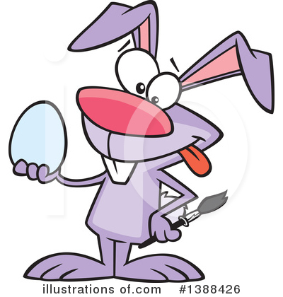 Royalty-Free (RF) Rabbit Clipart Illustration by toonaday - Stock Sample #1388426
