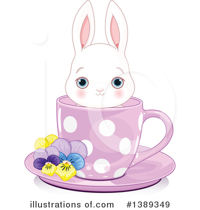 Royalty-Free (RF) Rabbit Clipart Illustration by Pushkin - Stock Sample #1389349