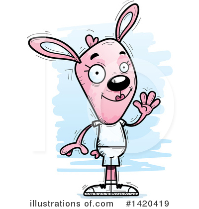 Royalty-Free (RF) Rabbit Clipart Illustration by Cory Thoman - Stock Sample #1420419