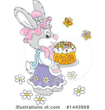 Easter Bunny Clipart #1443968 by Alex Bannykh
