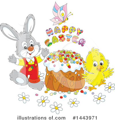 Easter Chick Clipart #1443971 by Alex Bannykh