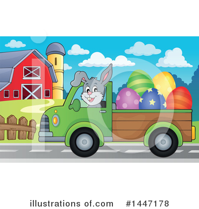 Royalty-Free (RF) Rabbit Clipart Illustration by visekart - Stock Sample #1447178