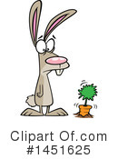 Rabbit Clipart #1451625 by toonaday