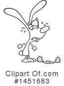 Rabbit Clipart #1451683 by toonaday