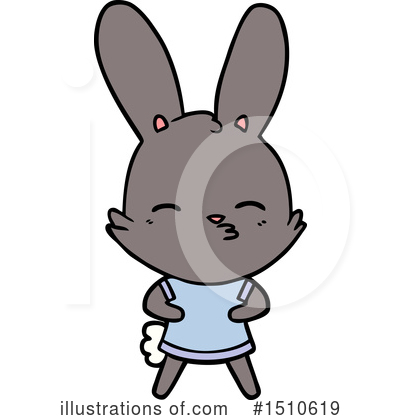 Royalty-Free (RF) Rabbit Clipart Illustration by lineartestpilot - Stock Sample #1510619