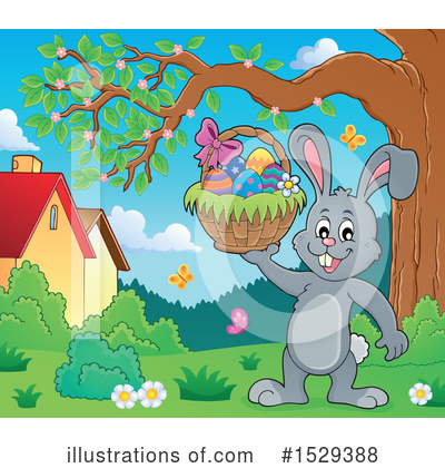 Royalty-Free (RF) Rabbit Clipart Illustration by visekart - Stock Sample #1529388
