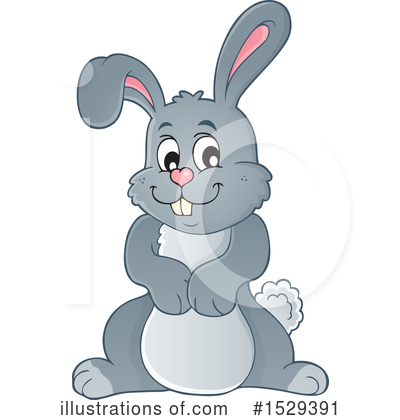 Royalty-Free (RF) Rabbit Clipart Illustration by visekart - Stock Sample #1529391