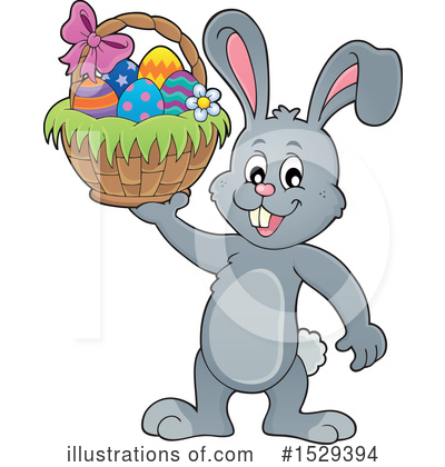 Easter Basket Clipart #1529394 by visekart
