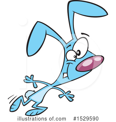 Easter Bunny Clipart #1529590 by toonaday