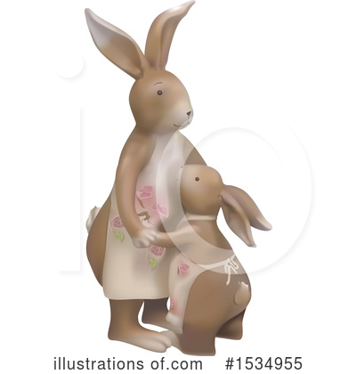 Royalty-Free (RF) Rabbit Clipart Illustration by dero - Stock Sample #1534955