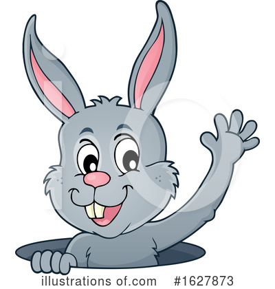 Royalty-Free (RF) Rabbit Clipart Illustration by visekart - Stock Sample #1627873