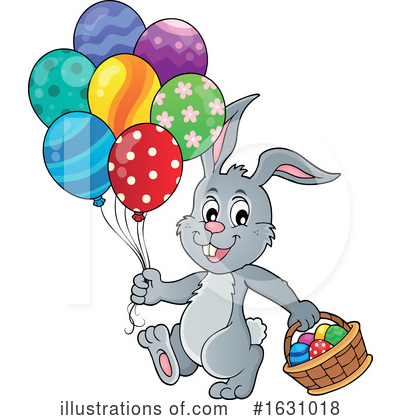 Easter Bunny Clipart #1631018 by visekart
