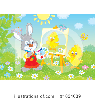 Royalty-Free (RF) Rabbit Clipart Illustration by Alex Bannykh - Stock Sample #1634039