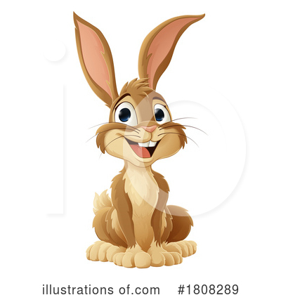 Royalty-Free (RF) Rabbit Clipart Illustration by AtStockIllustration - Stock Sample #1808289