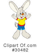 Rabbit Clipart #30482 by Alex Bannykh