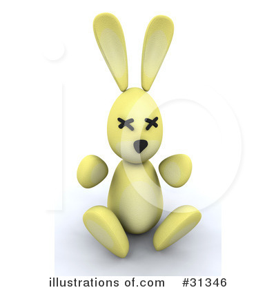 Royalty-Free (RF) Rabbit Clipart Illustration by KJ Pargeter - Stock Sample #31346