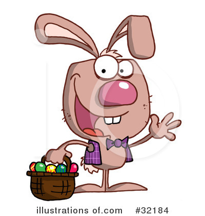 Royalty-Free (RF) Rabbit Clipart Illustration by Hit Toon - Stock Sample #32184