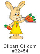 Rabbit Clipart #32454 by Alex Bannykh