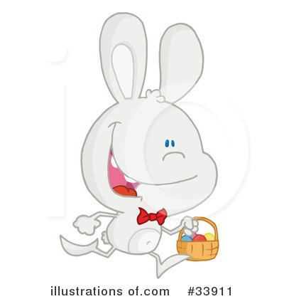 Royalty-Free (RF) Rabbit Clipart Illustration by Hit Toon - Stock Sample #33911