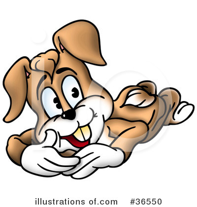 Royalty-Free (RF) Rabbit Clipart Illustration by dero - Stock Sample #36550
