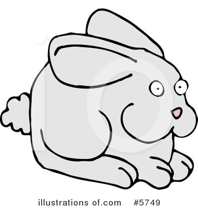 Royalty-Free (RF) Rabbit Clipart Illustration by djart - Stock Sample #5749