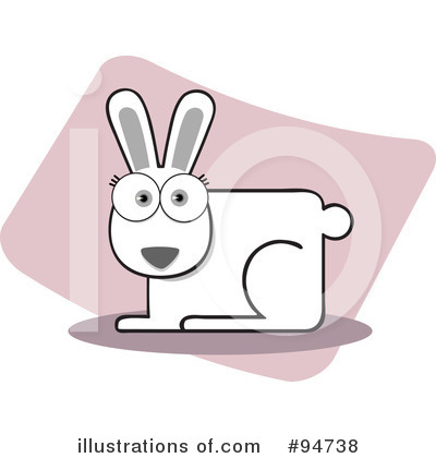 Royalty-Free (RF) Rabbit Clipart Illustration by Qiun - Stock Sample #94738