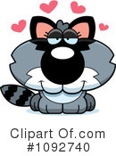 Raccoon Clipart #1092740 by Cory Thoman