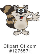 Raccoon Clipart #1276571 by Dennis Holmes Designs
