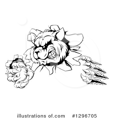 Royalty-Free (RF) Raccoon Clipart Illustration by AtStockIllustration - Stock Sample #1296705