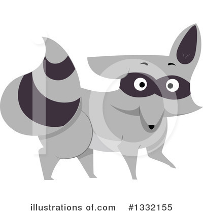 Royalty-Free (RF) Raccoon Clipart Illustration by BNP Design Studio - Stock Sample #1332155