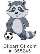 Raccoon Clipart #1355246 by Vector Tradition SM