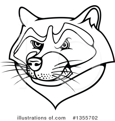 Royalty-Free (RF) Raccoon Clipart Illustration by Vector Tradition SM - Stock Sample #1355702